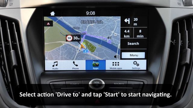 How to drive with Sygic Car Navigation and Ford SYNC3 смотреть онлайн