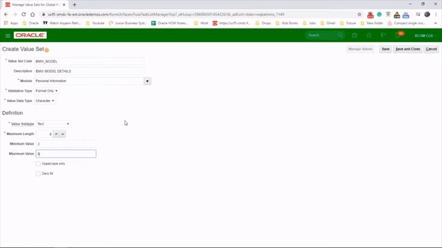 34. How to create Value Set in Oracle HCM Cloud смотреть онлайн