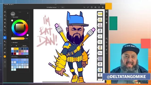 Sketch to Vector: I’m BatDan! with DTM смотреть онлайн