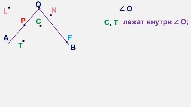 Угол. Прямой и развёрнутый угол. Чертёжный треугольник. смотреть онлайн