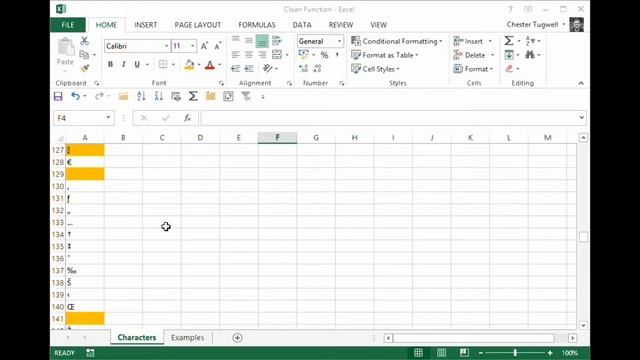 Excel Clean Function: Cleansing Text of Non-printing Characters смотреть онлайн