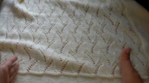 Плед для новорождённого спицами. Как я его вязала. #пледспицами#