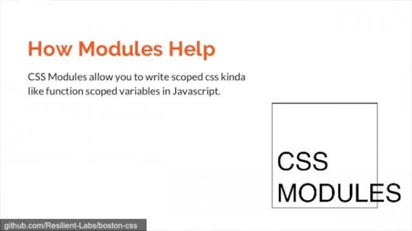 Intro to CSS Modules