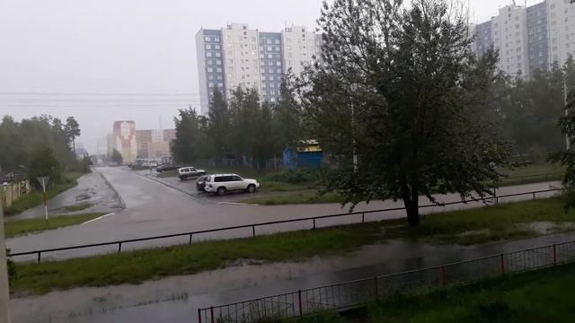 Нижневартовск 18.06.17 ливень смотреть онлайн