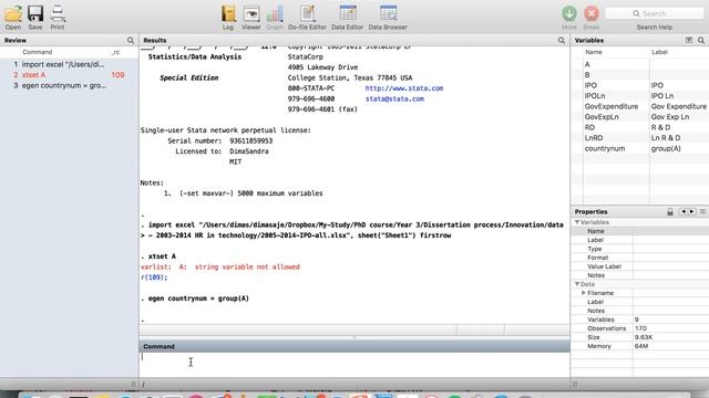How to prepare panel data in stata and make panel data regression in Stata смотреть онлайн