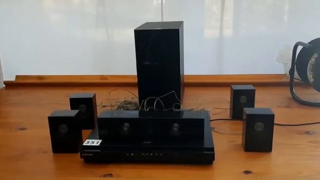 LOT 351 SAMSUNG SURROUND SOUND WITH BLU-RAY 3D DVD PLAYER (2 UNITS - WORKING) смотреть онлайн