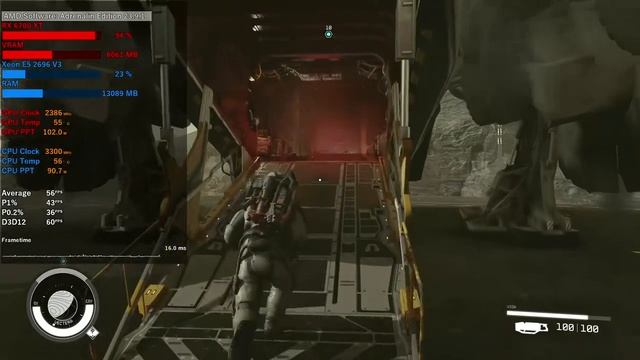 Starfield Xeon E5 2696 V3 + RX 6700 XT (Alto - FSR2 - Full HD 1080p) смотреть онлайн