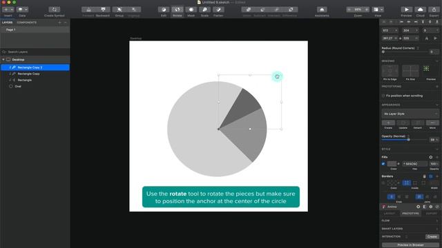 How to create Pie Chart using Sketch - in less than 3 min! смотреть онлайн