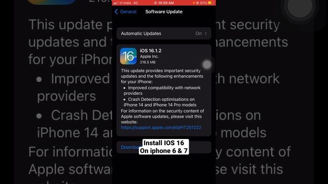 How to install IOS 16 on iphone 6 & 7 series смотреть онлайн