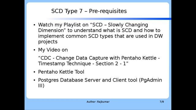 SCD Type 7 - Slowly Changing Dimension смотреть онлайн
