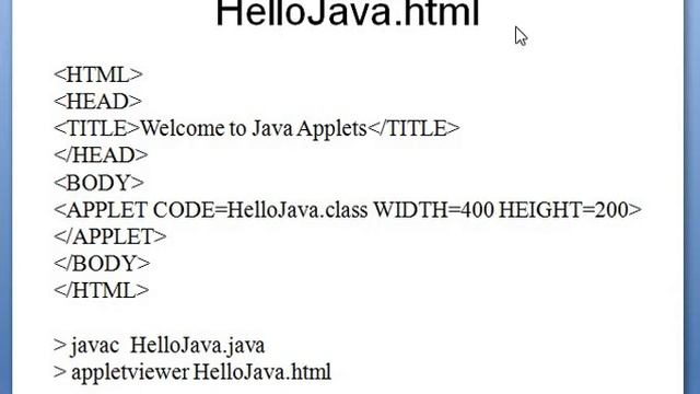 Java Applet - Introduction (Part-1) смотреть онлайн