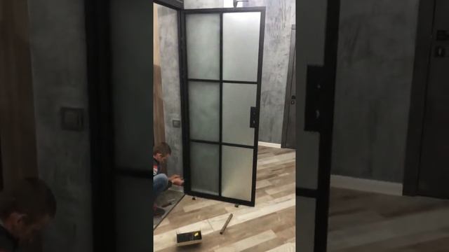 Монтаж и вклейка стекла в перегородку лофт смотреть онлайн