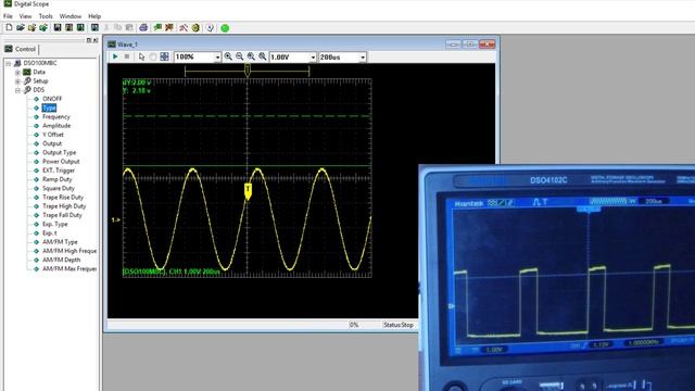 Обзор функционала осциллографа DSO4102C часть 3 смотреть онлайн