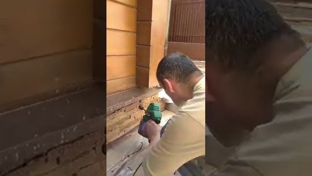 Краска цокол дома, дикий камень, сайдинг смотреть онлайн