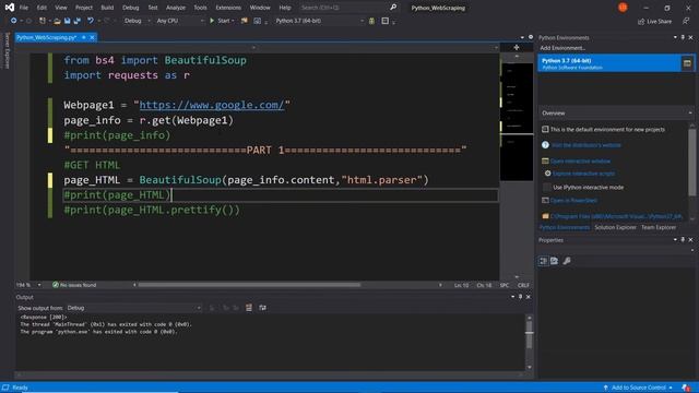 Pulling HTML code Using Python l WebScraping Intro смотреть онлайн