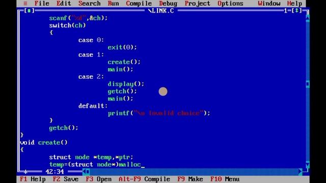 Linked List Data Structure: Creation and Traversal in C ||Creating the Node of a Single Linked Lis смотреть онлайн