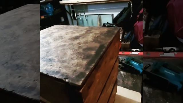 Тумба-стул из остатков паллеты