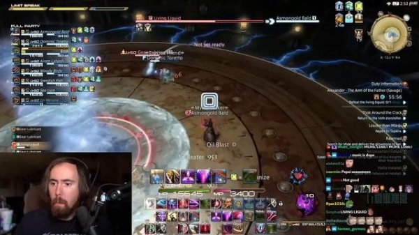 Actually HARD!? Asmongold's First SAVAGE RAID of FFXIV