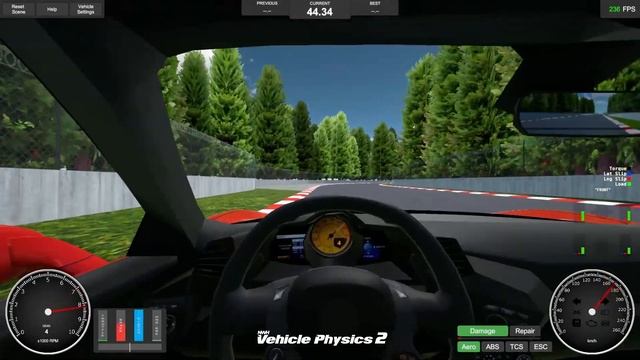 NWH Vehicle Physics 2 + Logitech G29 on Monza [Unity Asset] смотреть онлайн