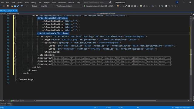 Create Beautiful User Interface in Xamarin Forms - Weather App | Xamarin Forms Tutorial смотреть онлайн