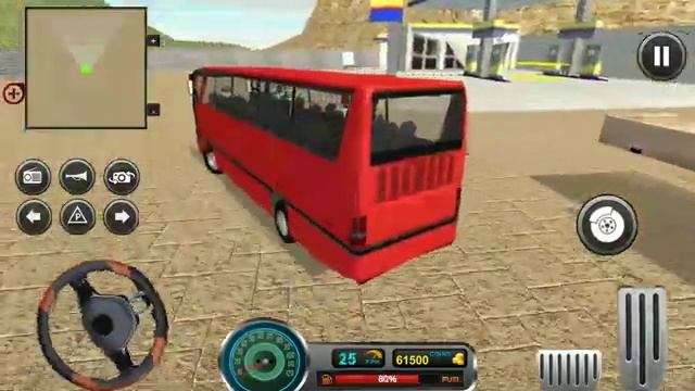 Uphill Offroad Bus Driving Simulator Games - US Tourist Bus Driving - Android Gameplay #1 смотреть онлайн
