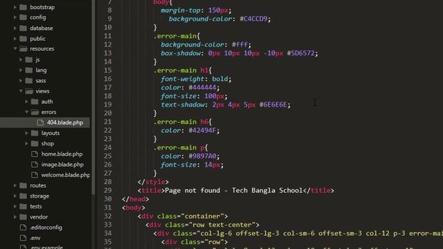 How to Create Custom 404 Error Page in Laravel 5.7 Tutorial by Coding Xpress смотреть онлайн
