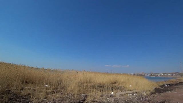 Озеро Балхаш | от башни надзора на пляж 21-ого квартала весной 2021 года смотреть онлайн
