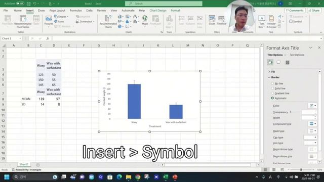 How to make bar graph with SD and p-value смотреть онлайн