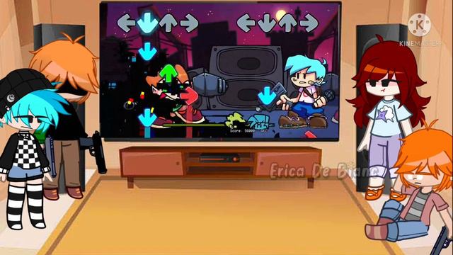 FNF React To VS Corrupted BF // Blueballed Fight For Control // Learning With Pibby // FNF Mod // смотреть онлайн