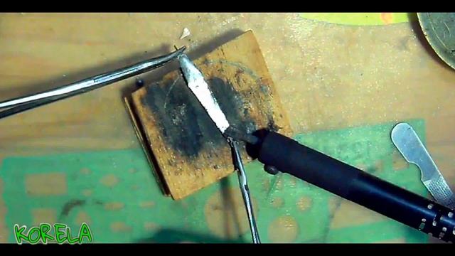 ??DIYзимняя окуневая блесна Матвейчикова