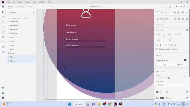 Adobe XD Live Class-5 ui/ux Create a signup mobile app wire frame and visual design Telugu Tutorial смотреть онлайн