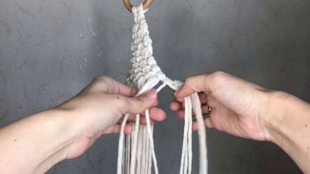 Как сплести макраме органайзер своими руками за 30 минут смотреть онлайн