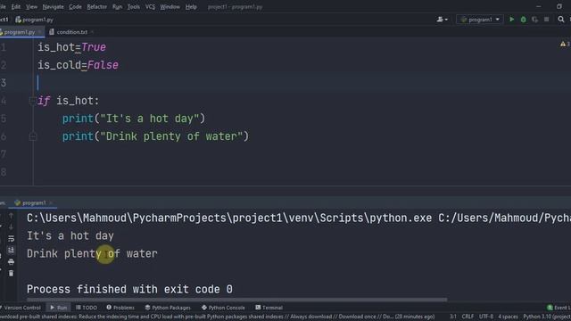 بايثون | if statment смотреть онлайн