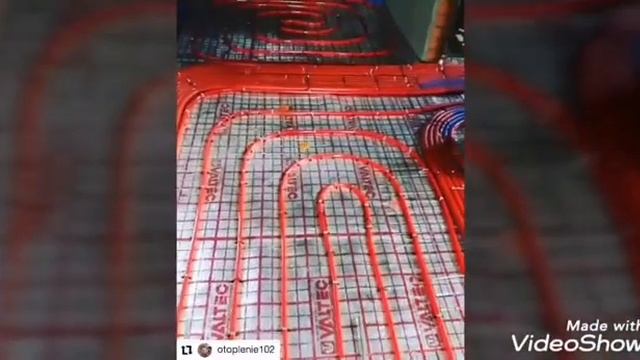 Укладка теплого пола, обзор трубопроводной обвязки и немного про опрессовку смотреть онлайн