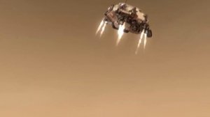 Анимация приземления марсохода НАСА Perseverance на Марс 2021