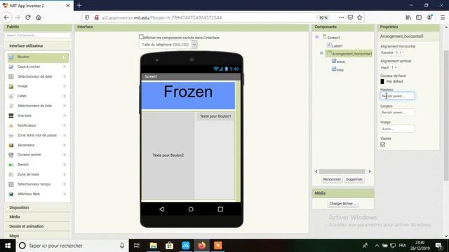 Tuto 1 MIT App Inventor: Introduction + Coding  # Introduction + Codage Première Application