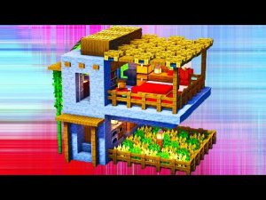 КАК ПОСТРОИТЬ СТАРТОВЫЙ ДОМ В МАЙНКРАФТЕ??Minecraft