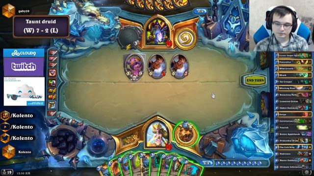 Back to building walls | Taunt druid | The Witchwood | Hearthstone смотреть онлайн