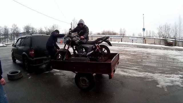 Продал свой мотоцикл, Stels Flame по договору.