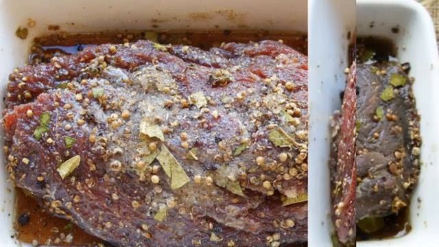 Вяленая говядина в домашних условиях Мягкая, в меру соленая, ароматная и очень вкусная смотреть онлайн