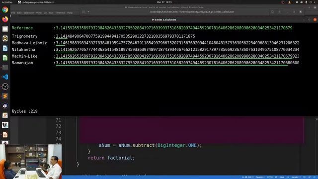 Supplement 5 - Calculating PI (using Ramanujam's Formula) смотреть онлайн