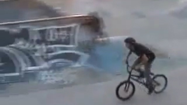 Сильный BMX фейл 