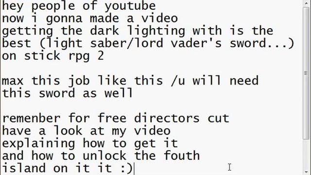 Stick rpg 2 Dark Lighting Sword / Lord Vader Sword or super light saber guide смотреть онлайн