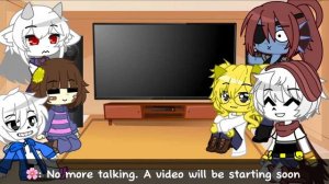 Undertale reacts to Sans| Undertale reaction video| no ships| Gacha.Misty.Cat002