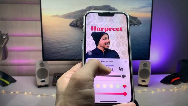 iOS 17.2.1 - How to add gradient colour in contact posters text any iPhone смотреть онлайн