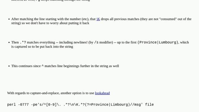 Remove all lines between 2 lines with specific patterns with a perl one-liner and regular express.. смотреть онлайн