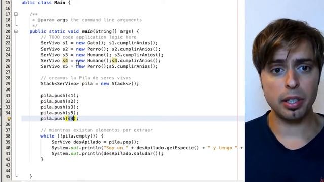 26. PROGRAMANDO EN JAVA LA CLASE JAVA UTIL STACK смотреть онлайн