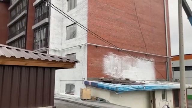 Броня Фасад на стенах жилого многоквартирного дома, г.Кыштым