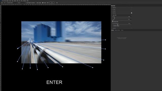 Create realistic motion blur to your backgrounds using the PATH BLUR TOOL смотреть онлайн