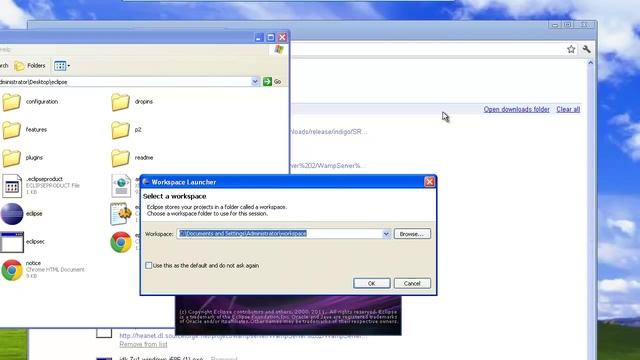 Install Eclipse IDE and WAMP for JAVA + MySQL programming смотреть онлайн